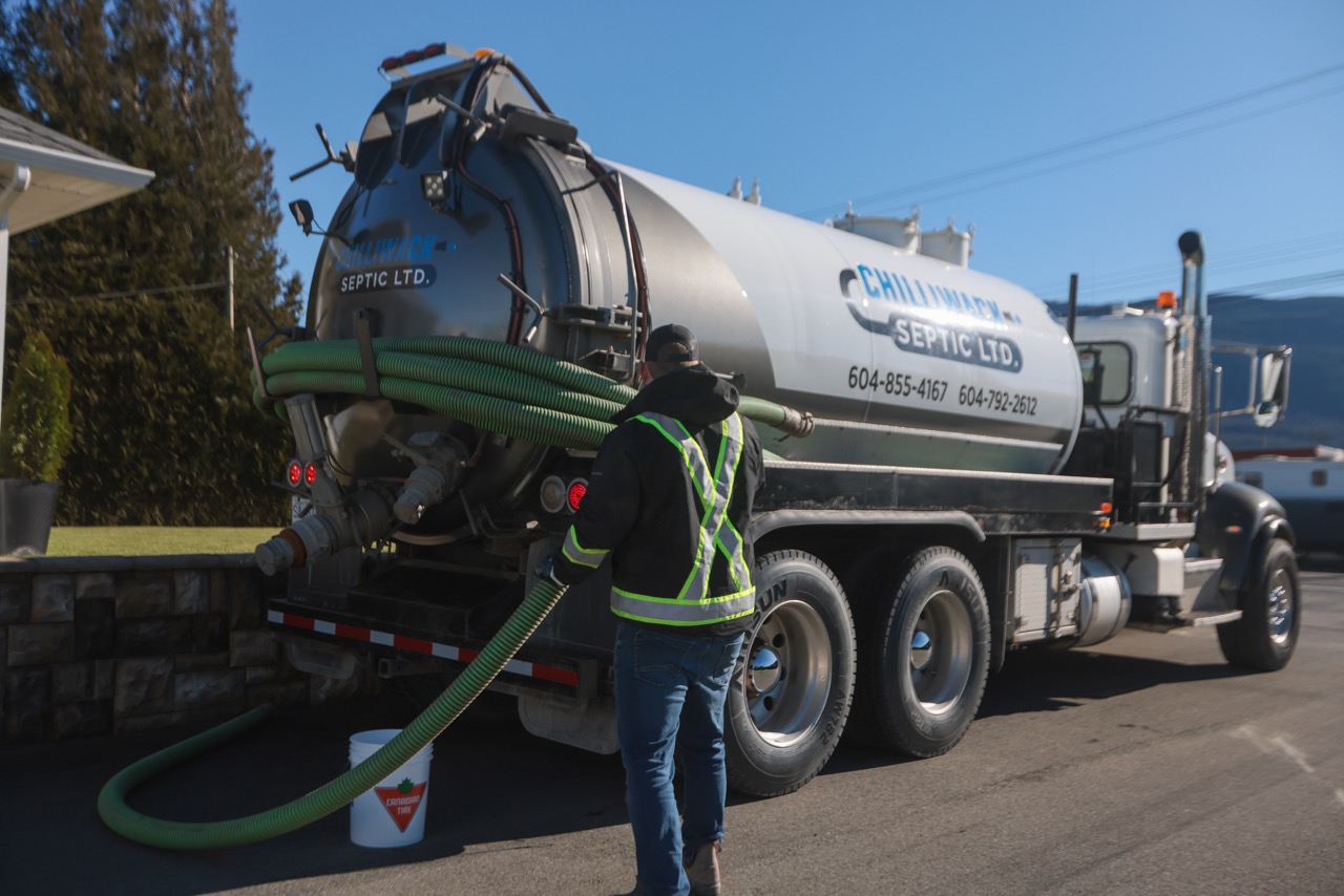 Working with Pumping Truck